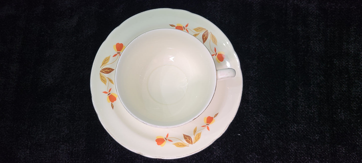 Vintage Superior Hall Teacup with Saucer