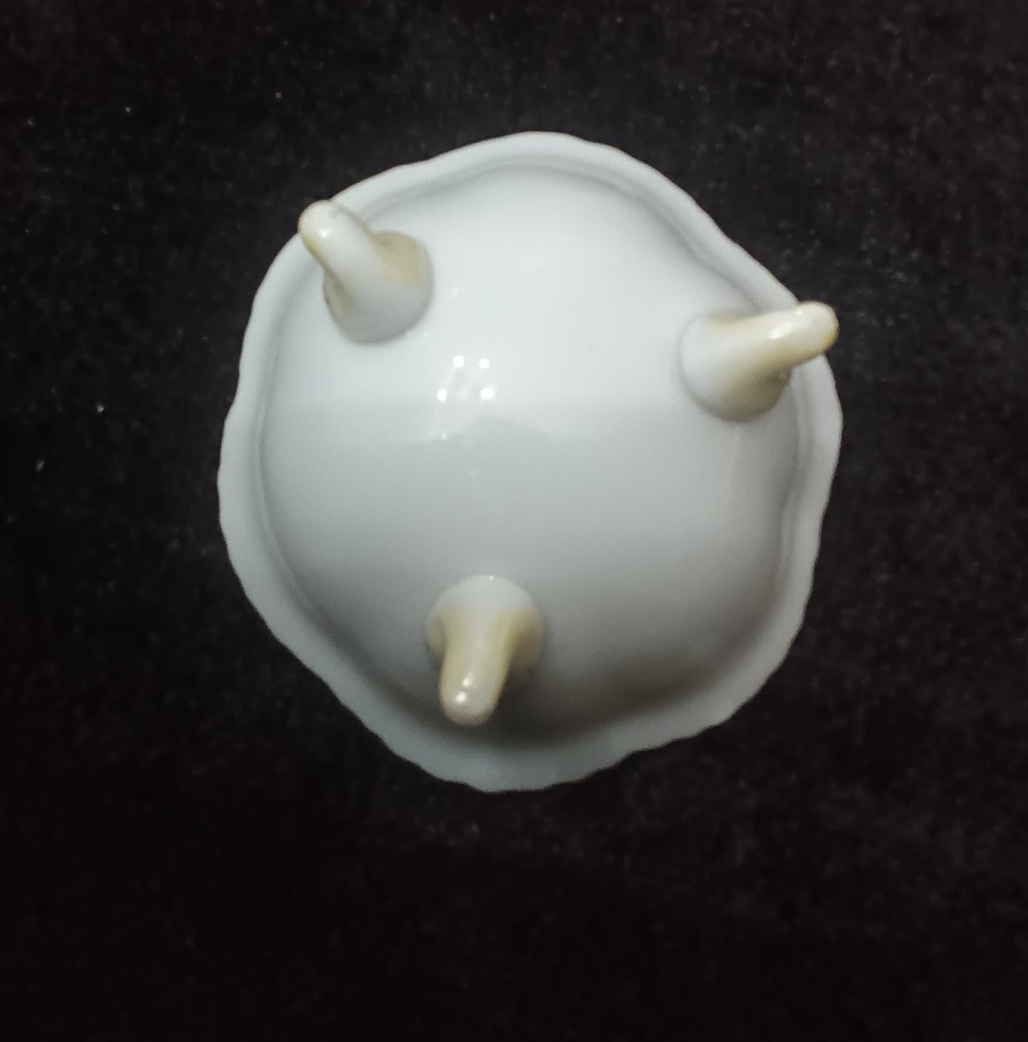 Antique Nippon Porcelain Morimua Salt Cellar Handpainted Gold Moriage