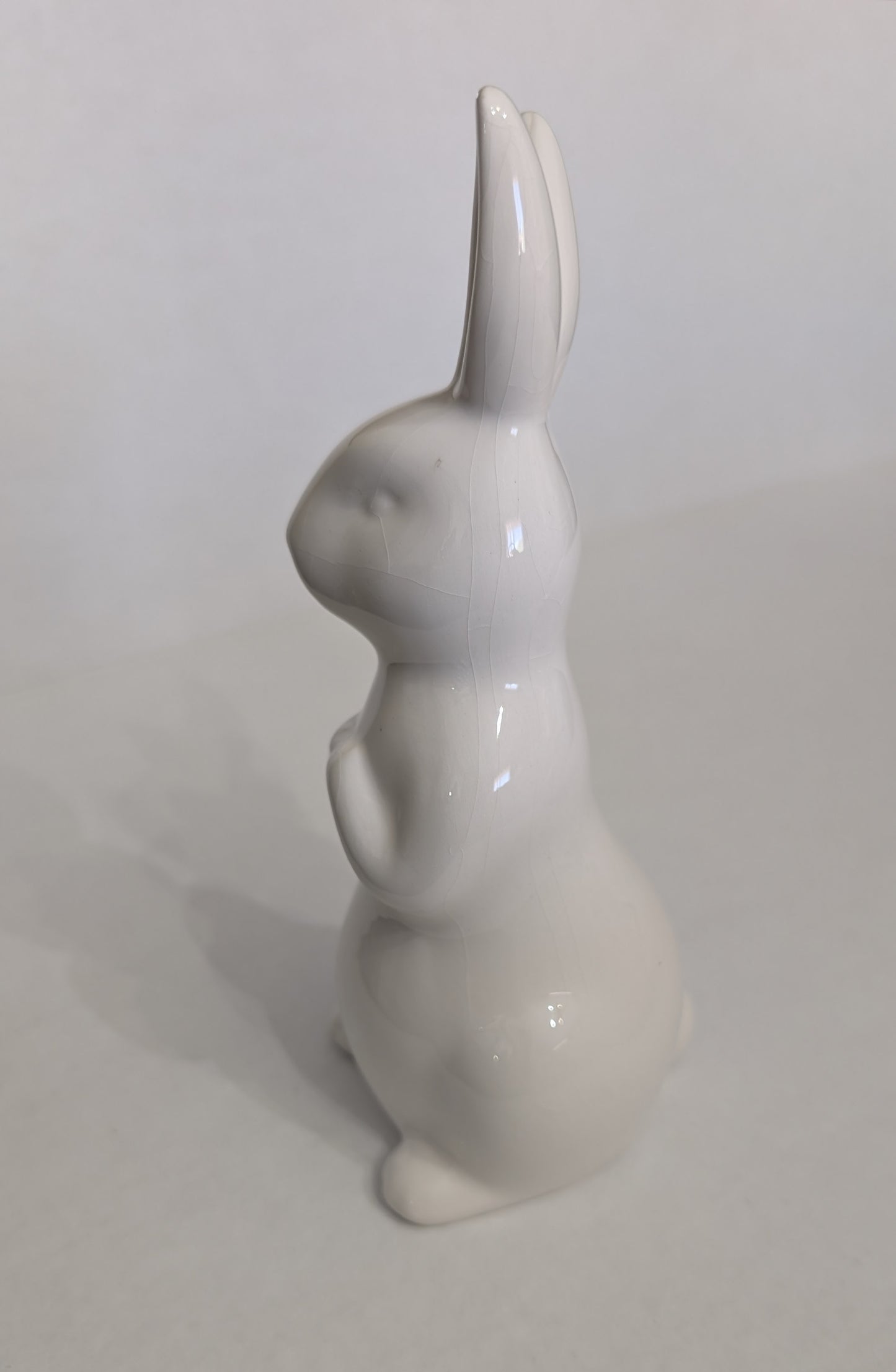 Upright White Bunny Rabbit