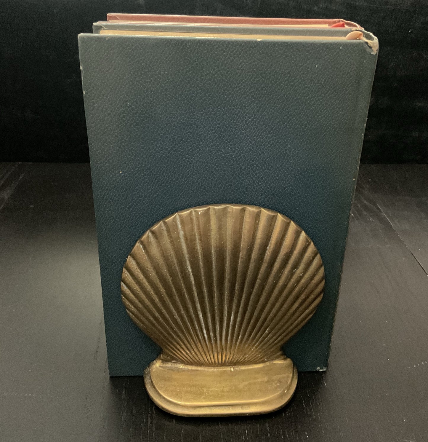 Brass Seashell Bookends