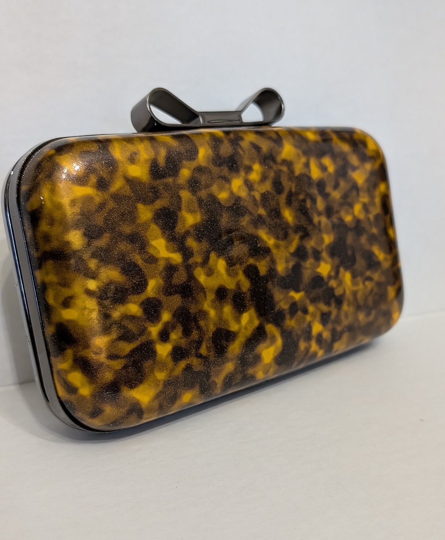 Faux Tortoise Shell Purse