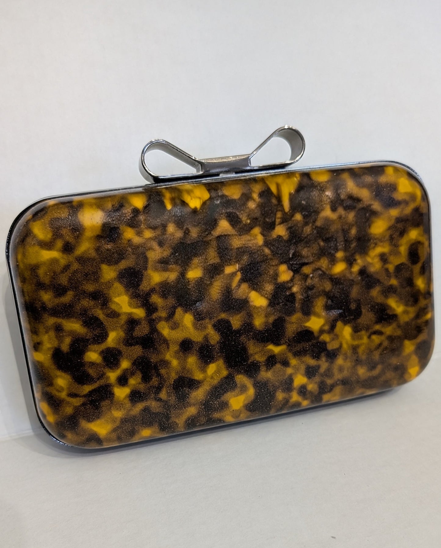 Faux Tortoise Shell Purse