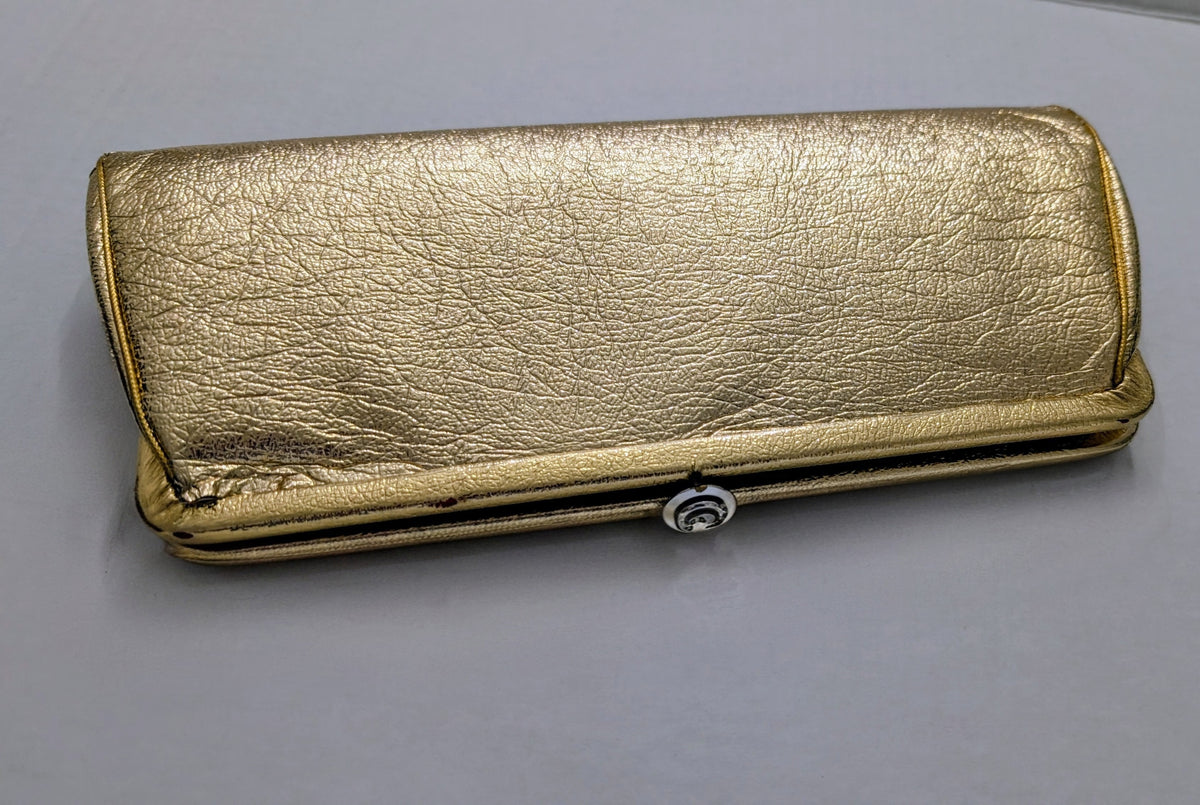 Vintage Gold Lame Clutch