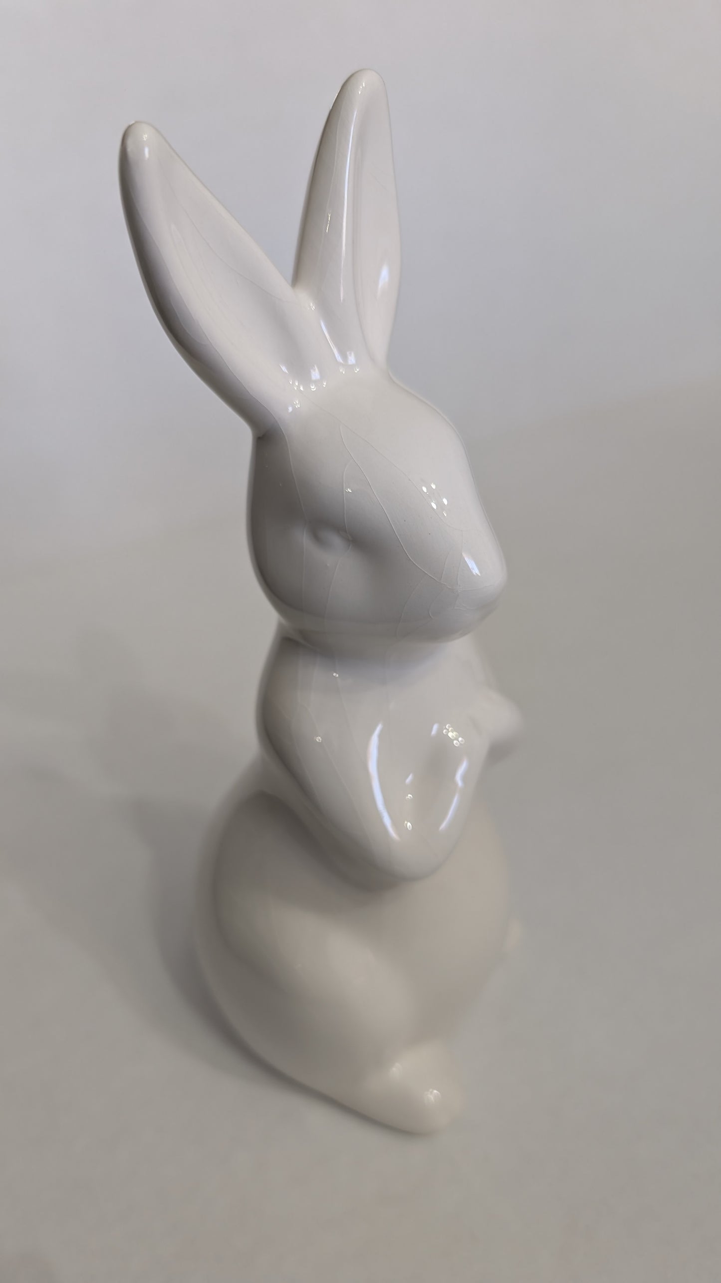 Upright White Bunny Rabbit