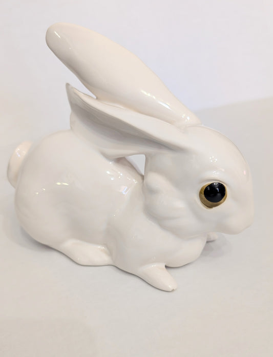 Vintage Porcelain White Hare
